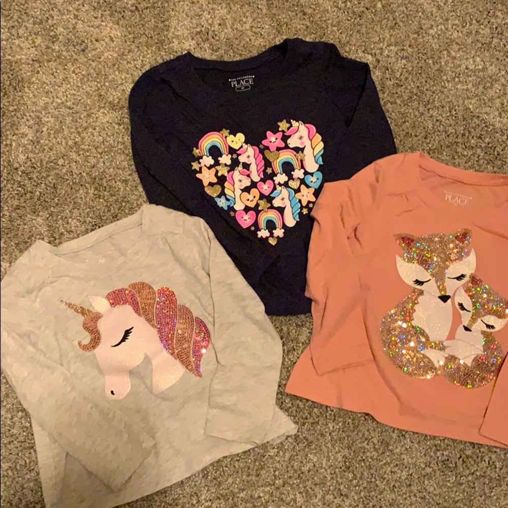 Set of 3 embellished tops!